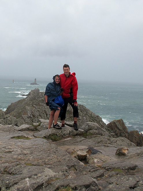 Společné foto na mysu Pointe du Raz