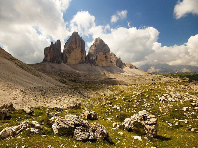 Tre Cime di Lavaredo, symbol Dolomit