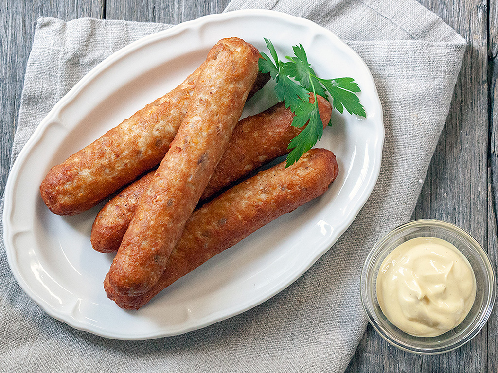 Frikandel je mleté osmažené maso trochu podobné hot-dogu