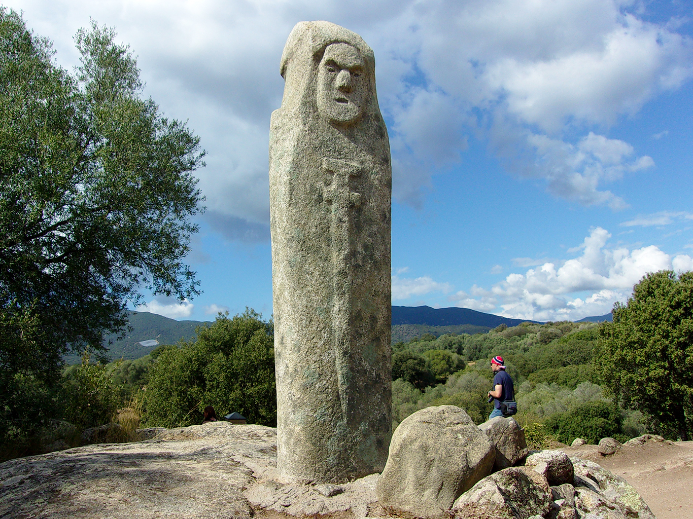 Menhir s podobou válečníka ve Filitose