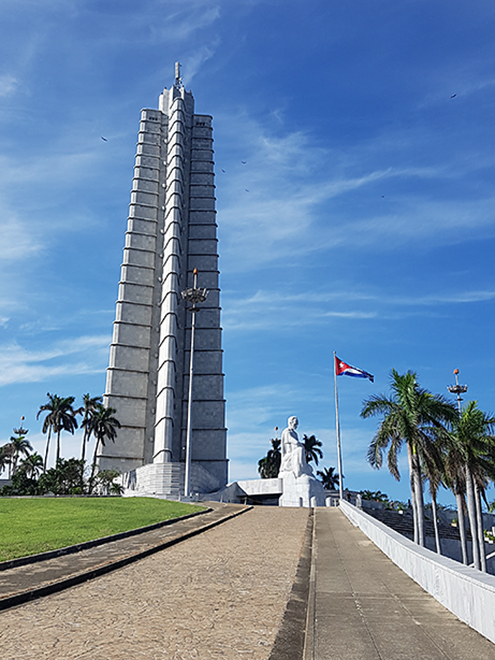 Vyhlídková věž José Martí Memorial na náměstí Revoluce