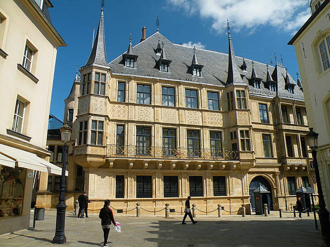 Velkovévodský palác je od 19. století oficiálním sídlem lucemburského velkovévody