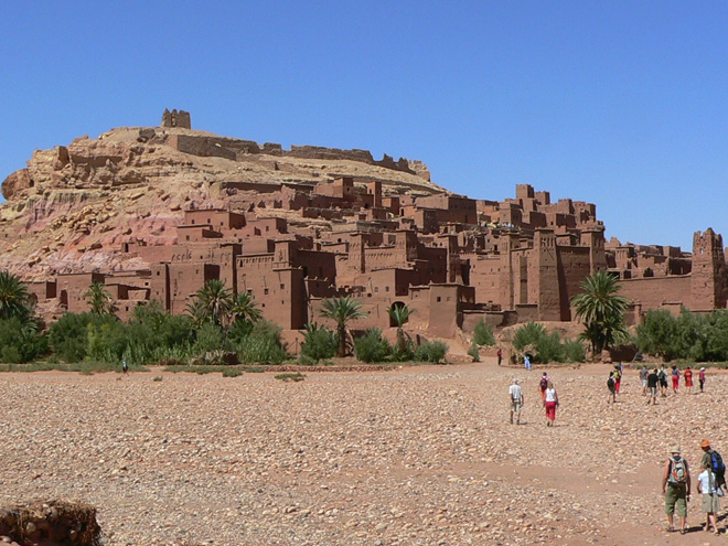 Hliněná kasba ksaru Aït Benhaddou