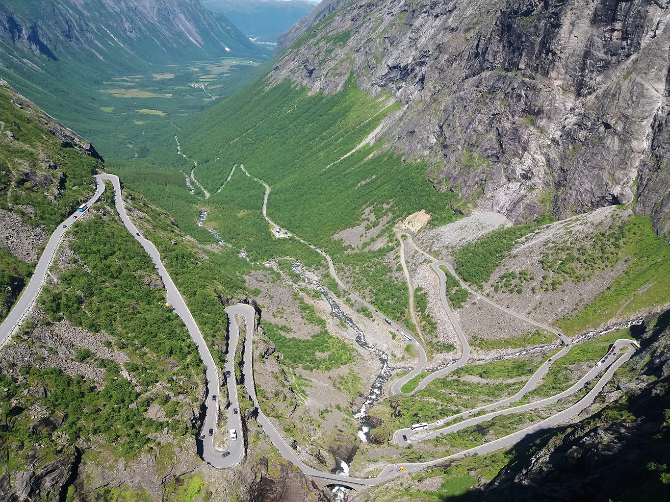 Panoramatická norská silnice zvaná Cesta trollů