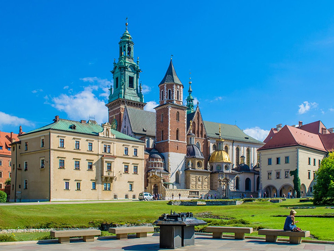 Hrad Wawel, místo s pozitivní energií