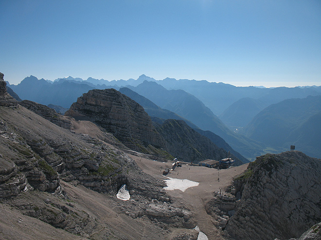 Slovinské lyžařské středisko Kanin