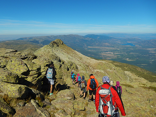 Sestup z Pico Peñalera