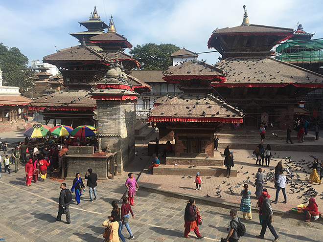 Náměstí Durbar Square v Káthmándú zapsané na Seznamu UNESCO