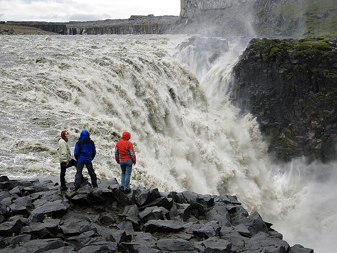 Úžas nad sílou nejmohutnějšího vodopádu Dettifoss