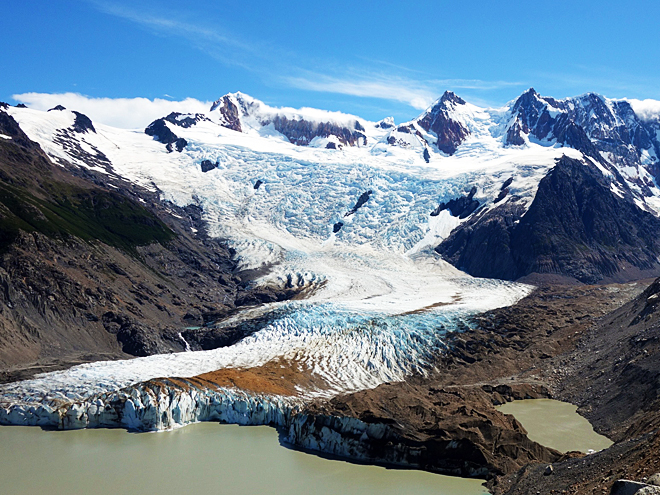 Ledovec Grey v NP Torres del Paine