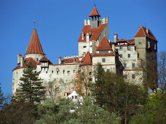 Falešný Drákulův hrad Bran