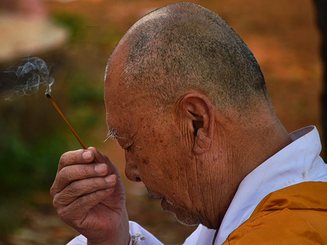 Buddhismus je součástí každodenního života na Srí Lance