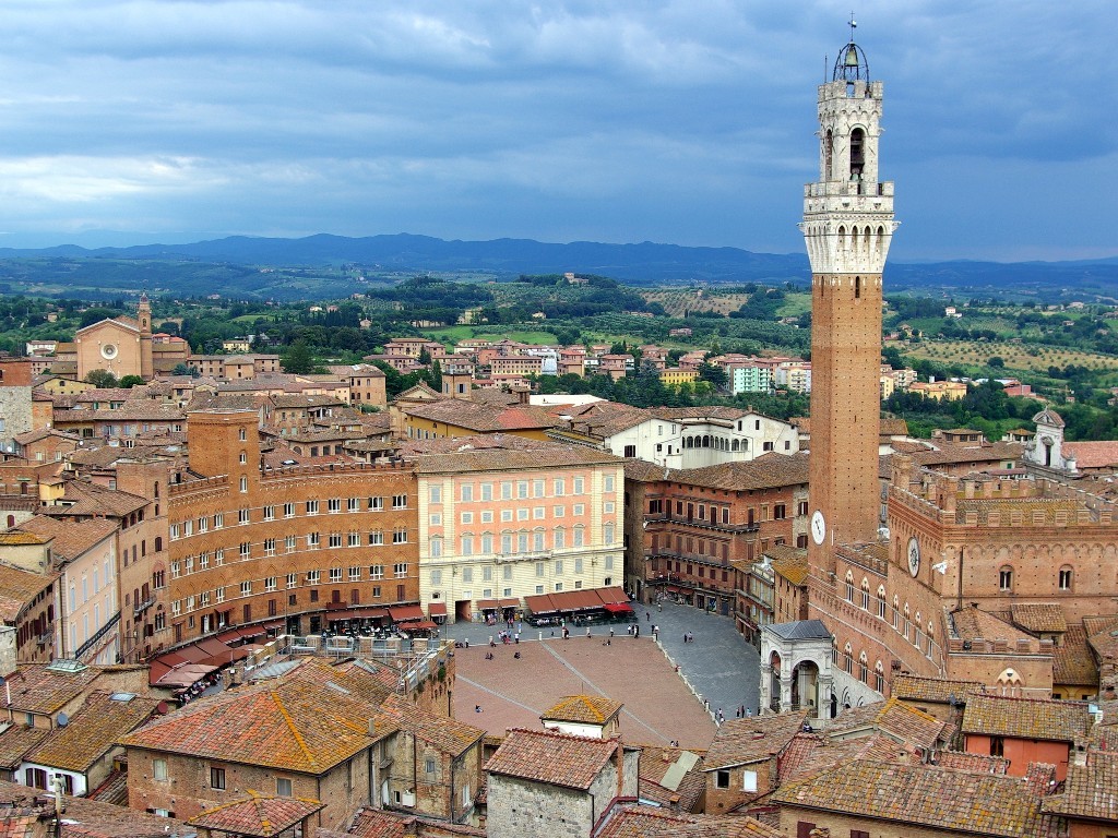 Siena je perlou gotické architektury