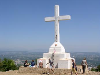 Poutní kopec Križevac nad Međugorje