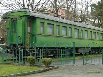 Stalinovo muzeum - vagon, kterým Stalin cestoval na konferenci do Jalty