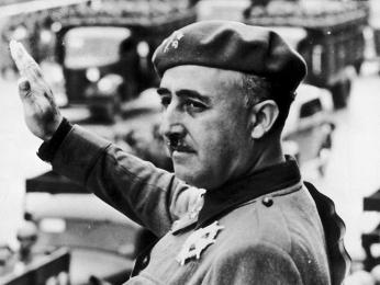 Španělský diktátor Francisco Franco