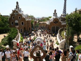 Guadího park Güell v Barceloně