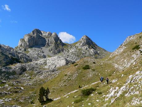 Vrcholy Zelena Glava a Otiš