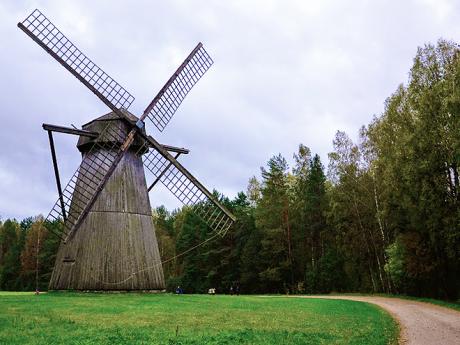 Původní mlýn v tallinnském skanzenu