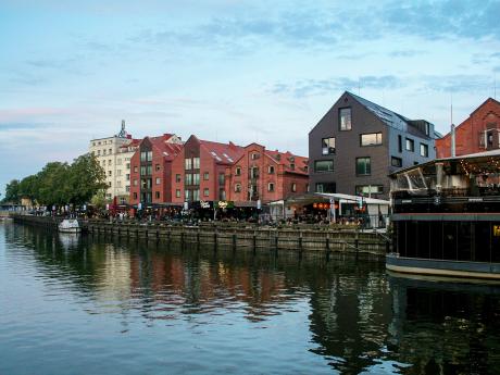 Klaipeda je jediný litevský námořní přístav v Baltském moři