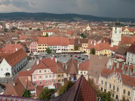 Historické centrum transylvánského města Sibiu