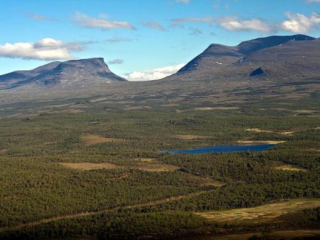 Majestátní Laponská brána ve švédském NP Abisko