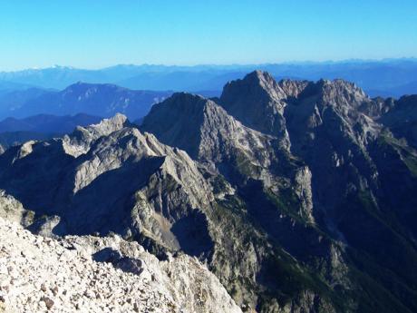 Vrcholové partie Triglavského NP