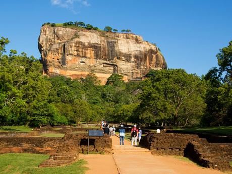 Skalní chrám Sigiriya aneb Lví hora